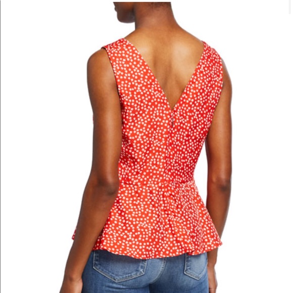 Rebecca Taylor Malia Sleeveless Ditsy Floral Top - Picture 2 of 5